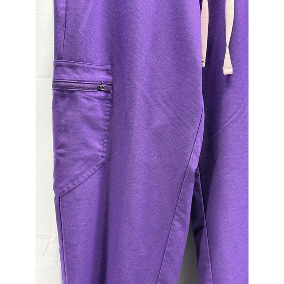 FIGSWomens Zamora Jogger Scrub Pants Violet Limited Edition Size Medium - Picture 3 of 8